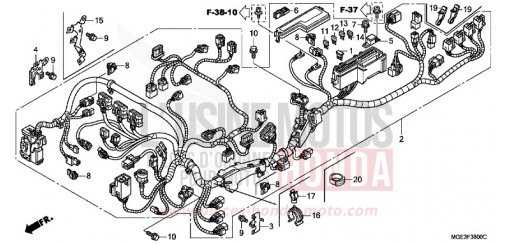FAISCEAU DES FILS VFR1200FDD de 2013